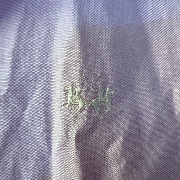 Men’s Large La Martina Dress Shirt
Office Button Down 
Chambray color - Picture 6 of 7